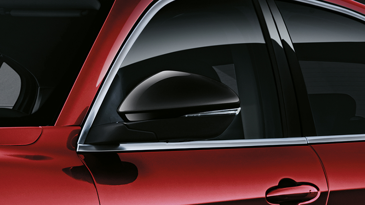 Mirror Covers - Gloss Miron Grey